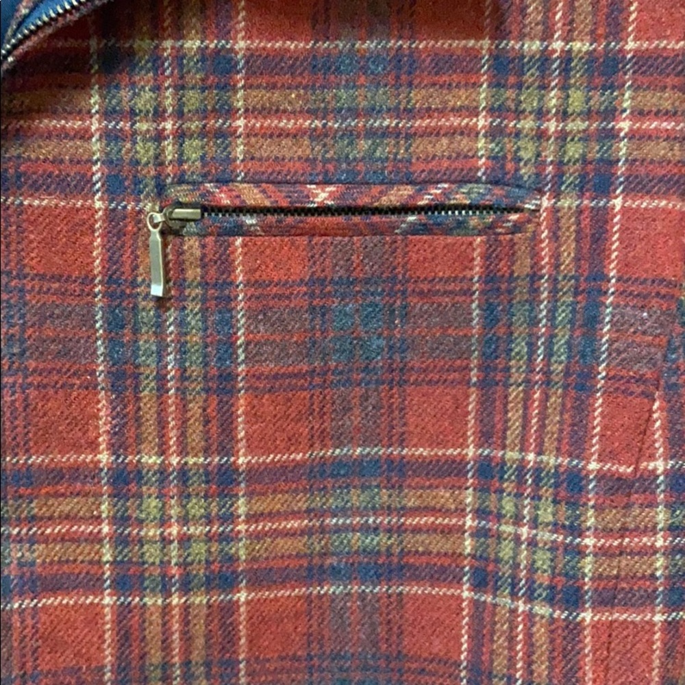 Pendleton Wool Plaid Zip Up Jacket - image 4